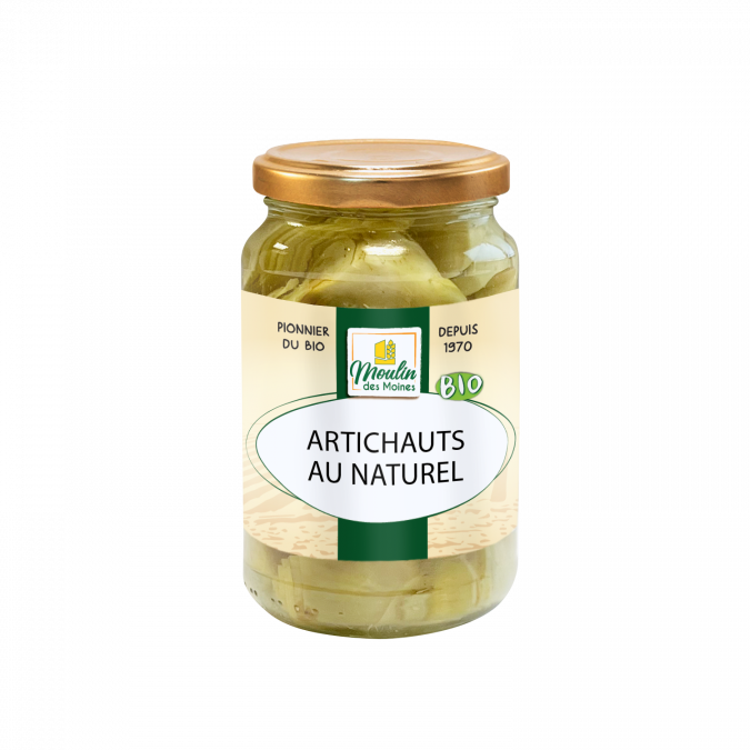 Artichauts au naturel bio - 320g