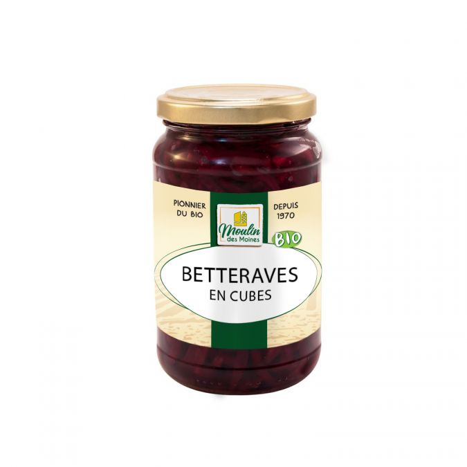 Betteraves en cube bio - 345g