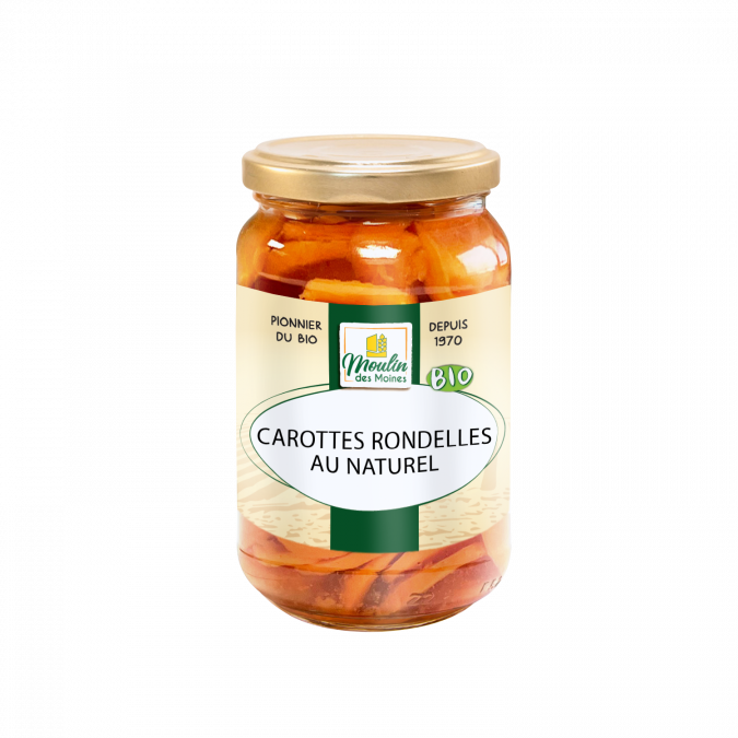 Carottes rondelles bio - 345g