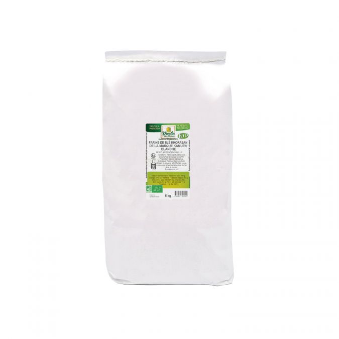 Farine de blé Khorasan KAMUT® blanche T65 (blé antique) bio - 5kg