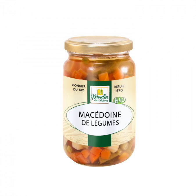 Macédoine de légumes bio - 345g