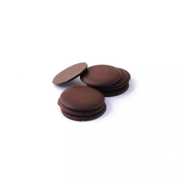 Palets de chocolat noir 74 % 12kg bio