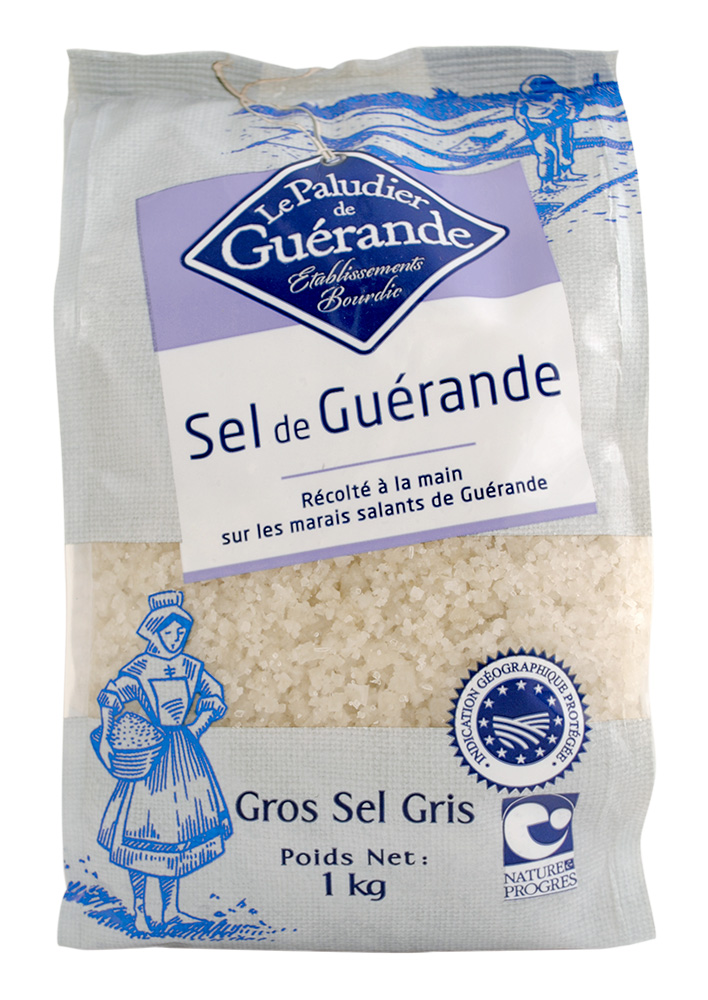 Sel gros marin gris de Guérande - 1kg