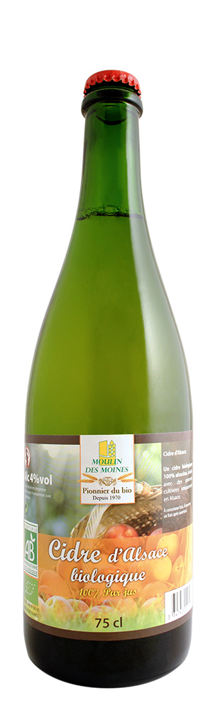 Cidre brut Alsace bio - 75cl
