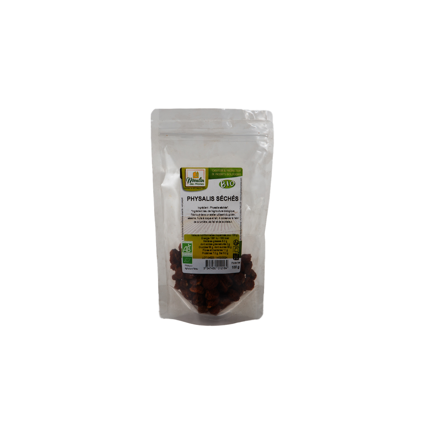 Physalis séchées 100g bio