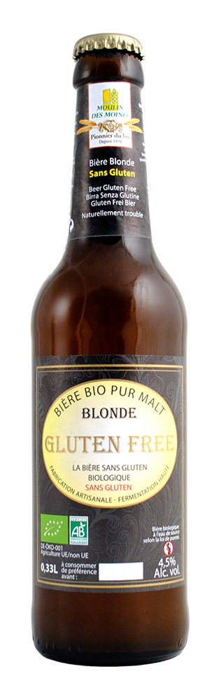 Bière gluten free bio - 33 cl