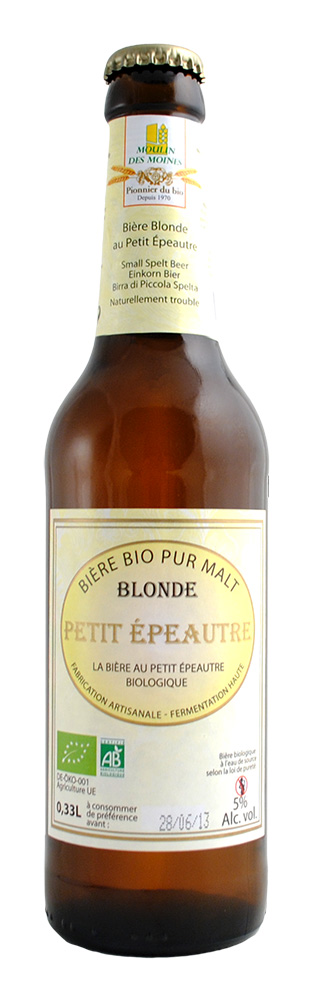 Bière engrain petit épeautre bio - 33cl