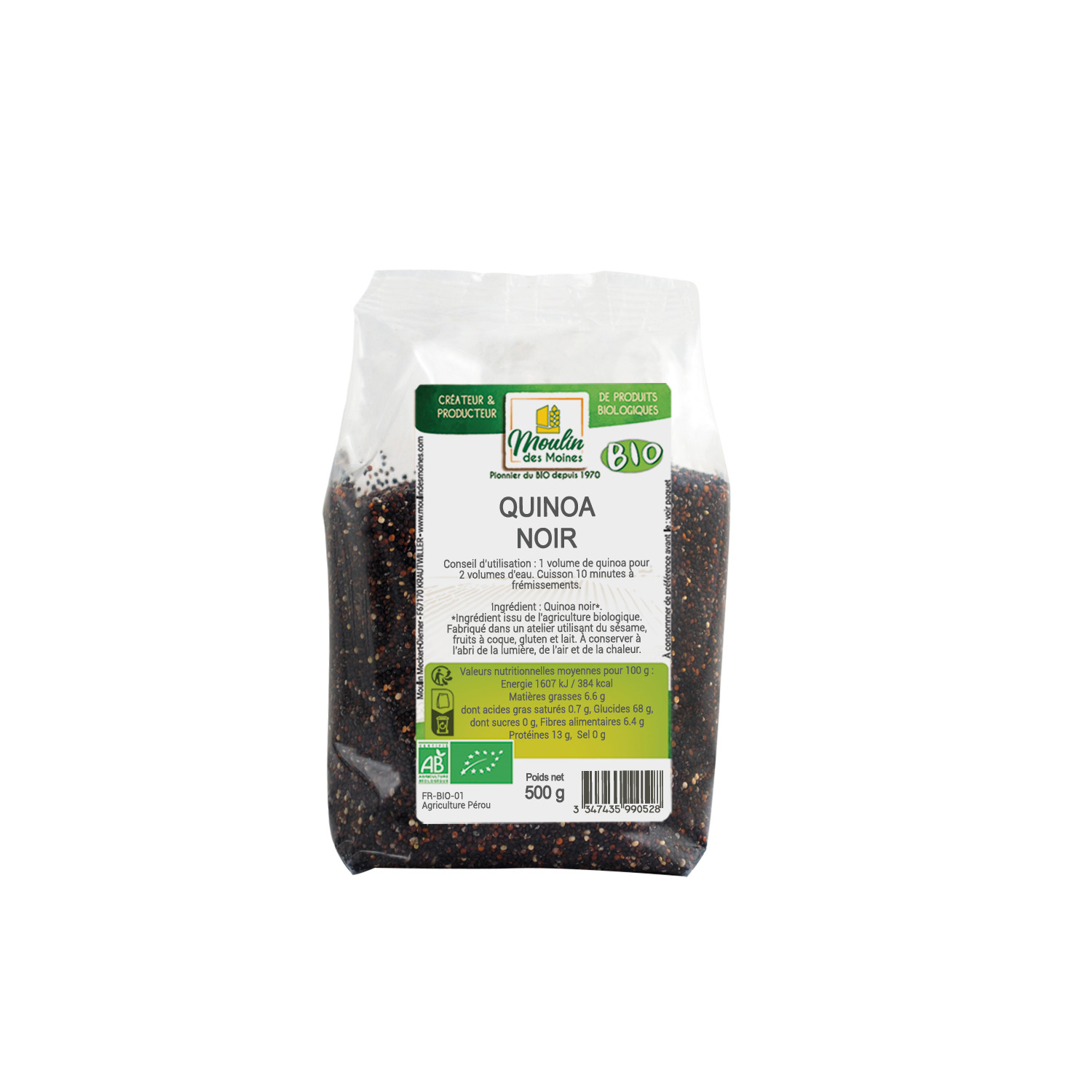 Quinoa noir 500g bio