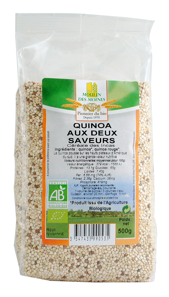 Quinoa 2 saveurs 250g bio