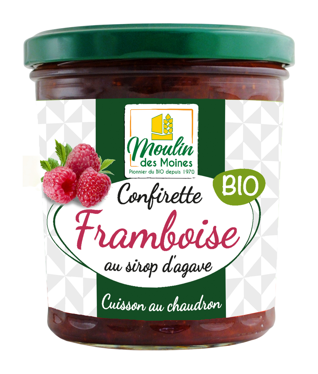 Confirette de framboise sirop agave bio - 330g