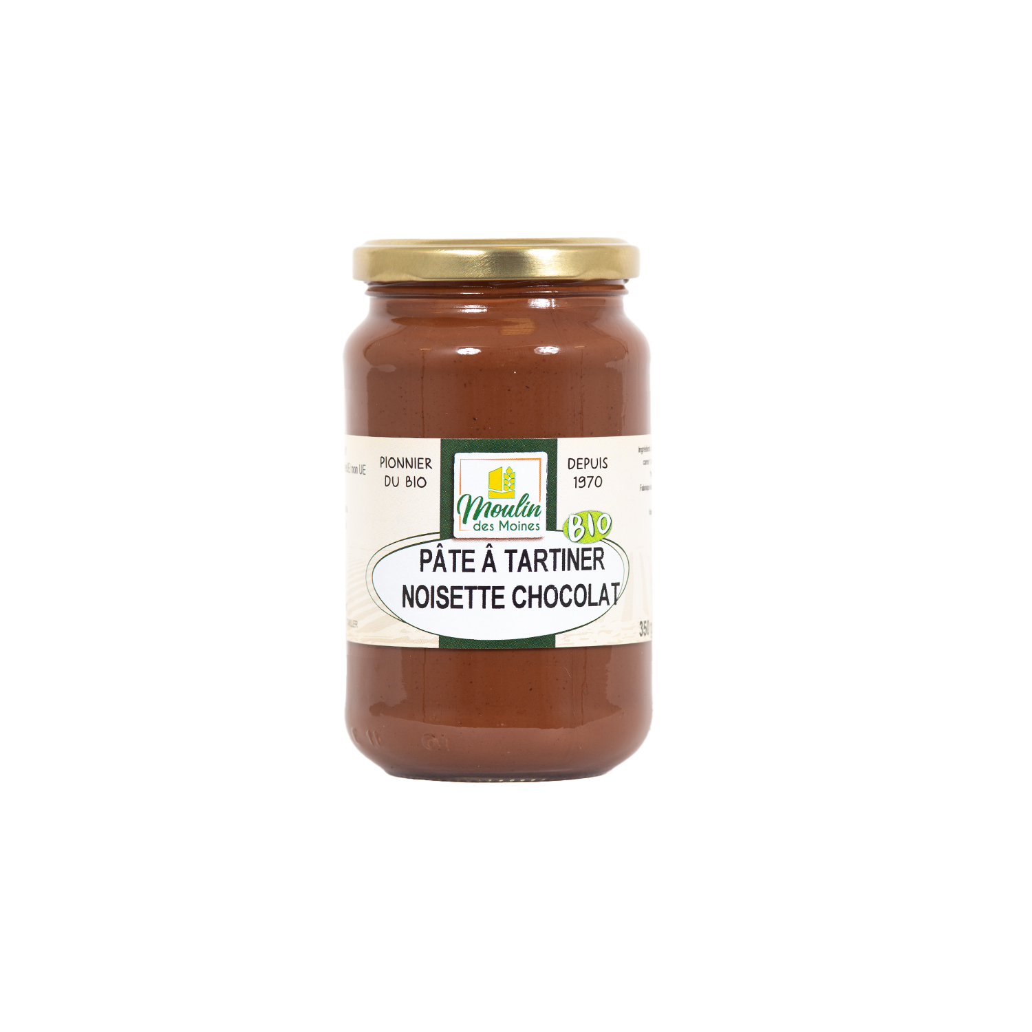 Pâte à tartiner noisettes chocolat 350g bio