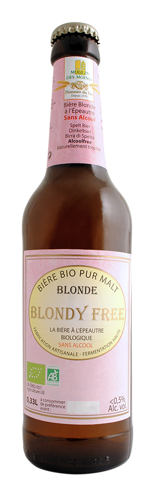 Bière blondy free 33cl bio