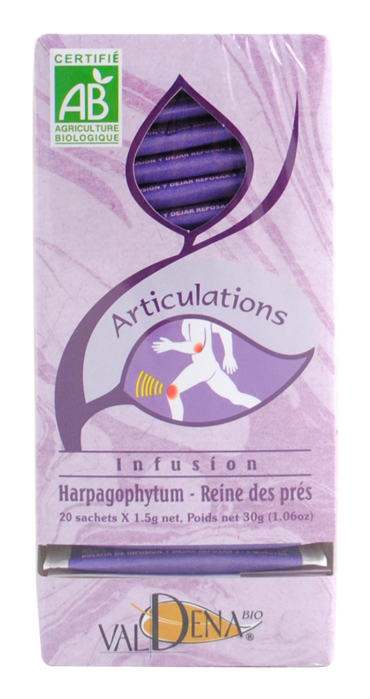 Infusion reine des prés harpagophytum bio