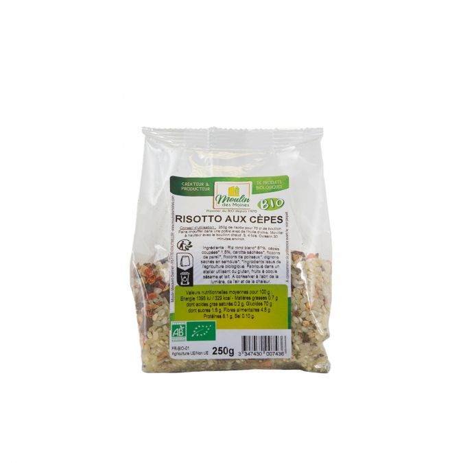 Risotto aux cèpes bio - 250g