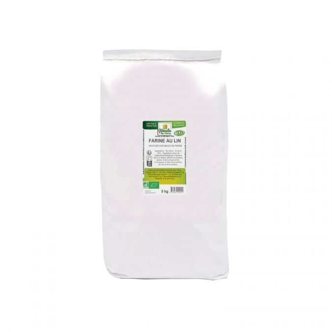 Farine au lin meule de pierre bio - 5kg