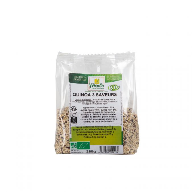 Quinoa 3 saveurs bio - 250g