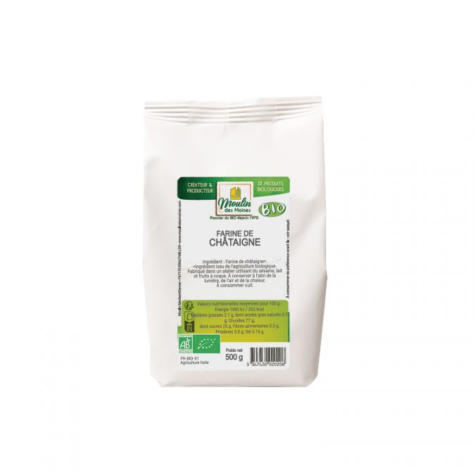 Farine de châtaigne UE bio - 500g