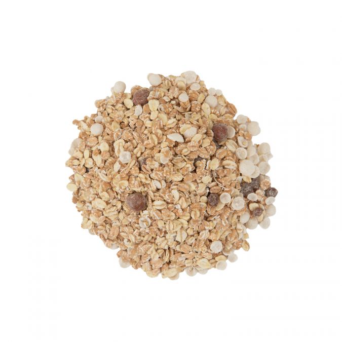 Muesli de base (Flocons 5 céréales toastés, raisins secs, noisettes) bio - 2,5kg