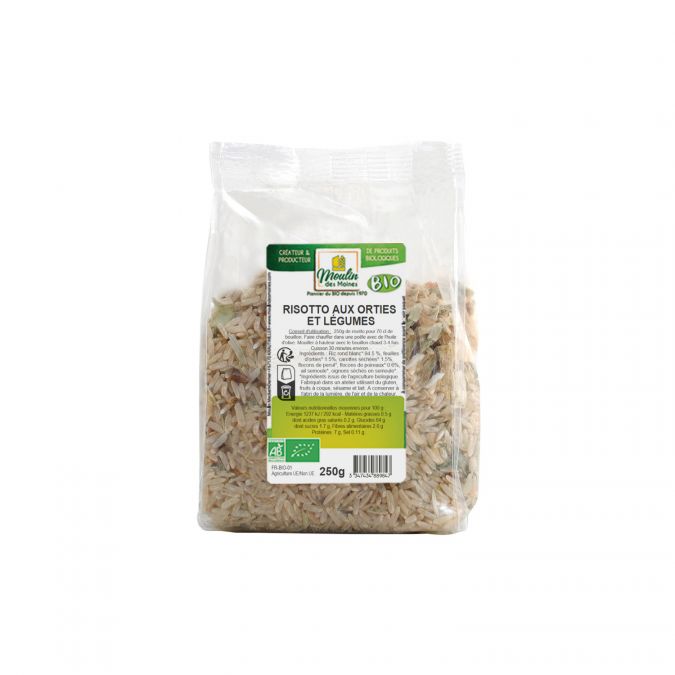 Risotto ortie légumes bio - 250g