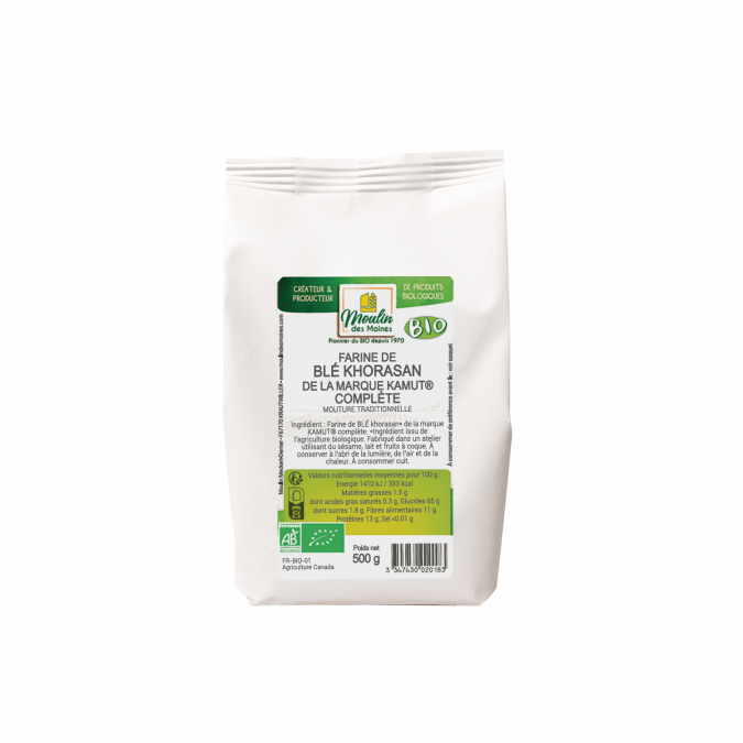 Farine de blé Khorasan KAMUT® complète bio - 500g