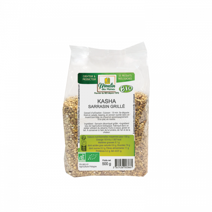 KASHA - GRAINE DE SARRASIN CERTIFIÉ BIO