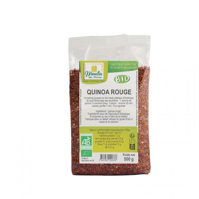 Quinoa rouge 500g bio