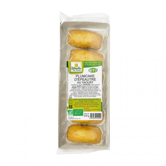 Plumcake épeautre yaourt 210g bio