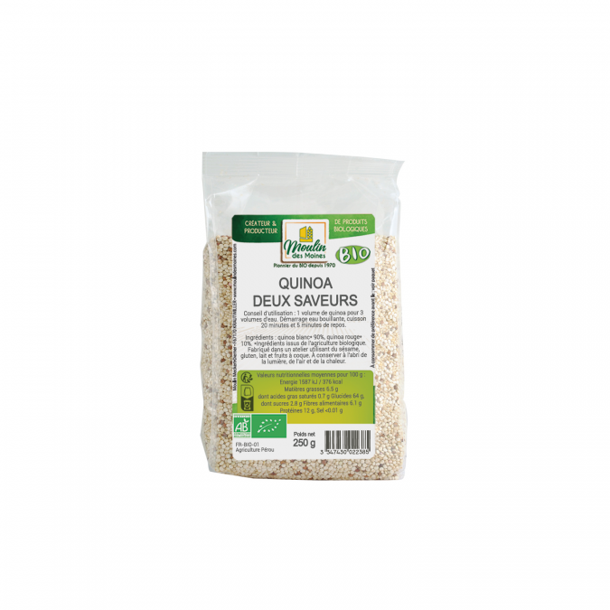 Quinoa 2 saveurs bio - 250g