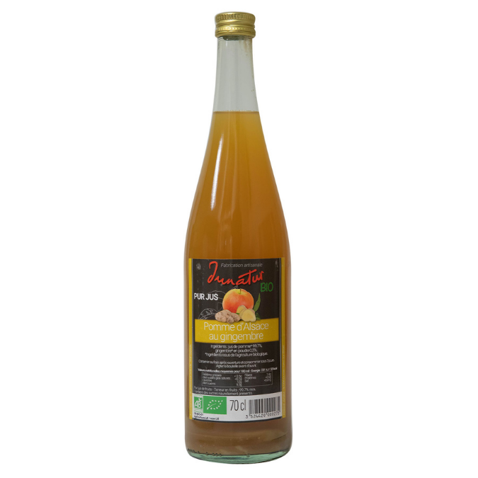 Jus de pomme et gingembre bio - 70cl