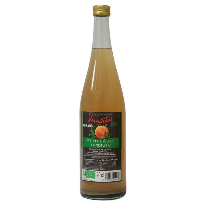 Jus de pomme et spiruline bio - 70cl