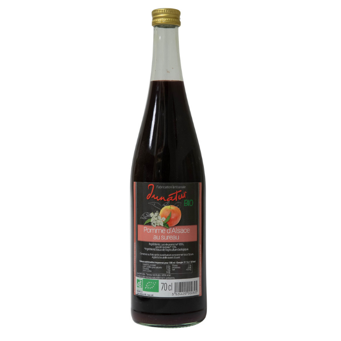 Jus de pomme et sureau bio - 70cl