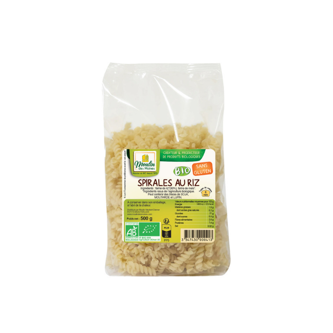 Spirales au riz bio - 500g