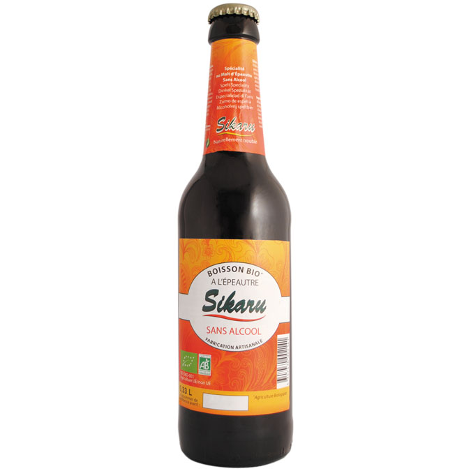 Bière brune Sikaru bio - 33cl